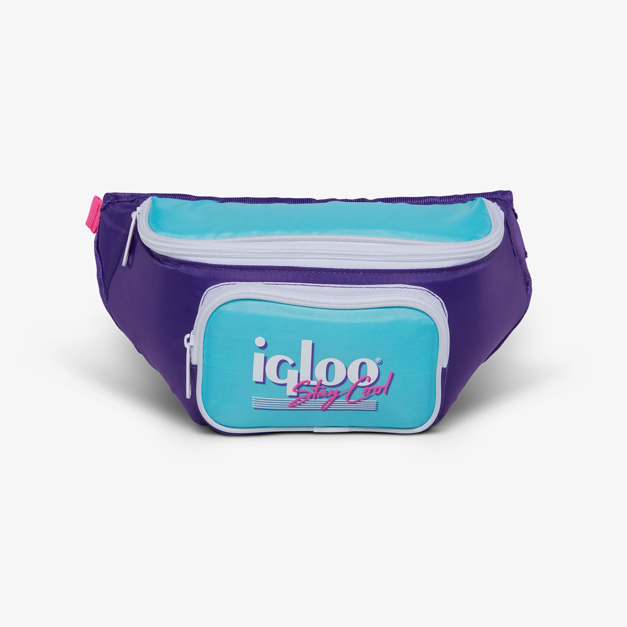 Retro Fanny Pack M5 - Purple - Front View