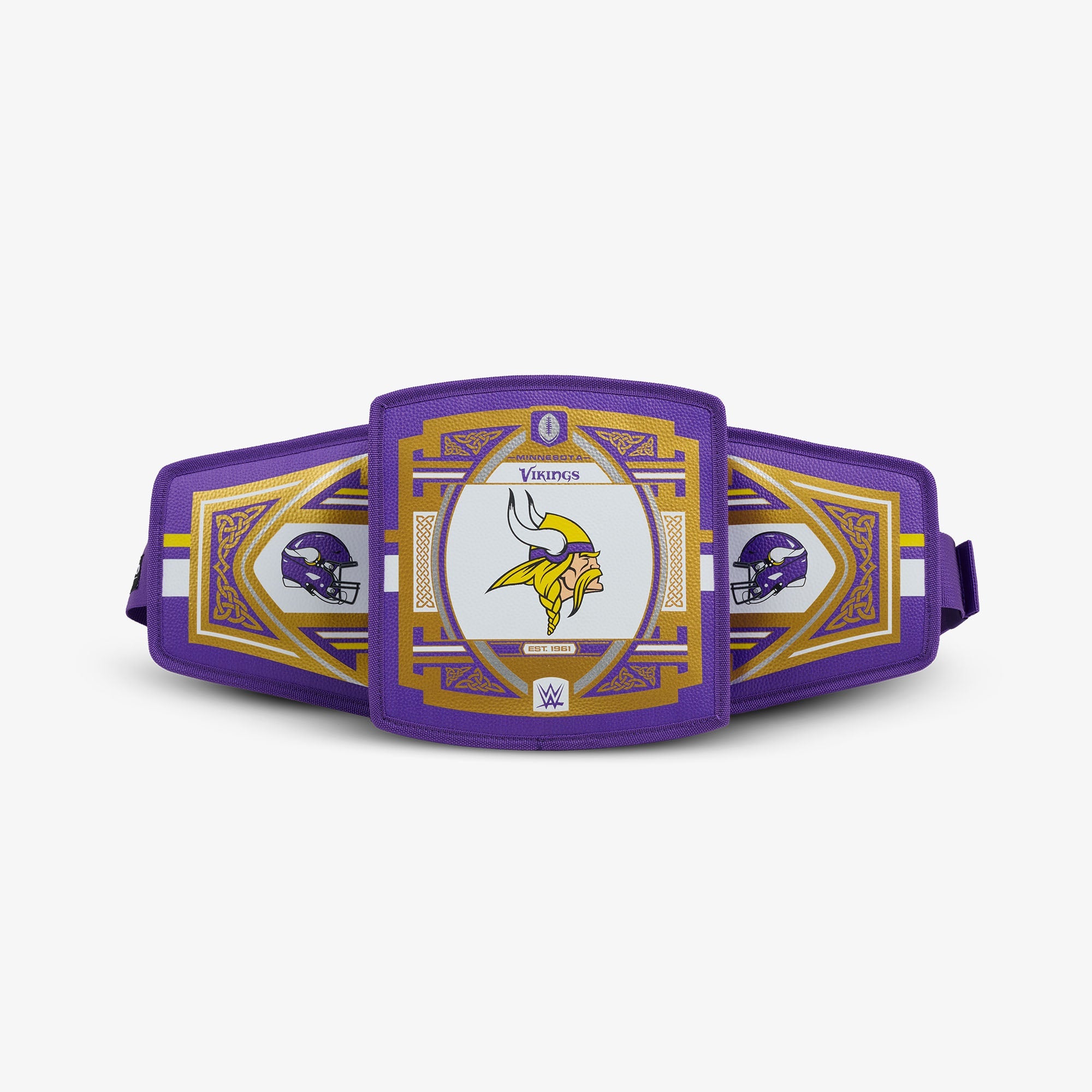 NFL WWE Cooler Fanny Pack U5 - Vikings - Front View