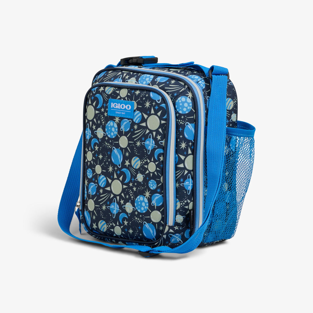 Kids Lunch Glow Vertical Cooler + Bento Box G8 - Cosmic Glow - Product View