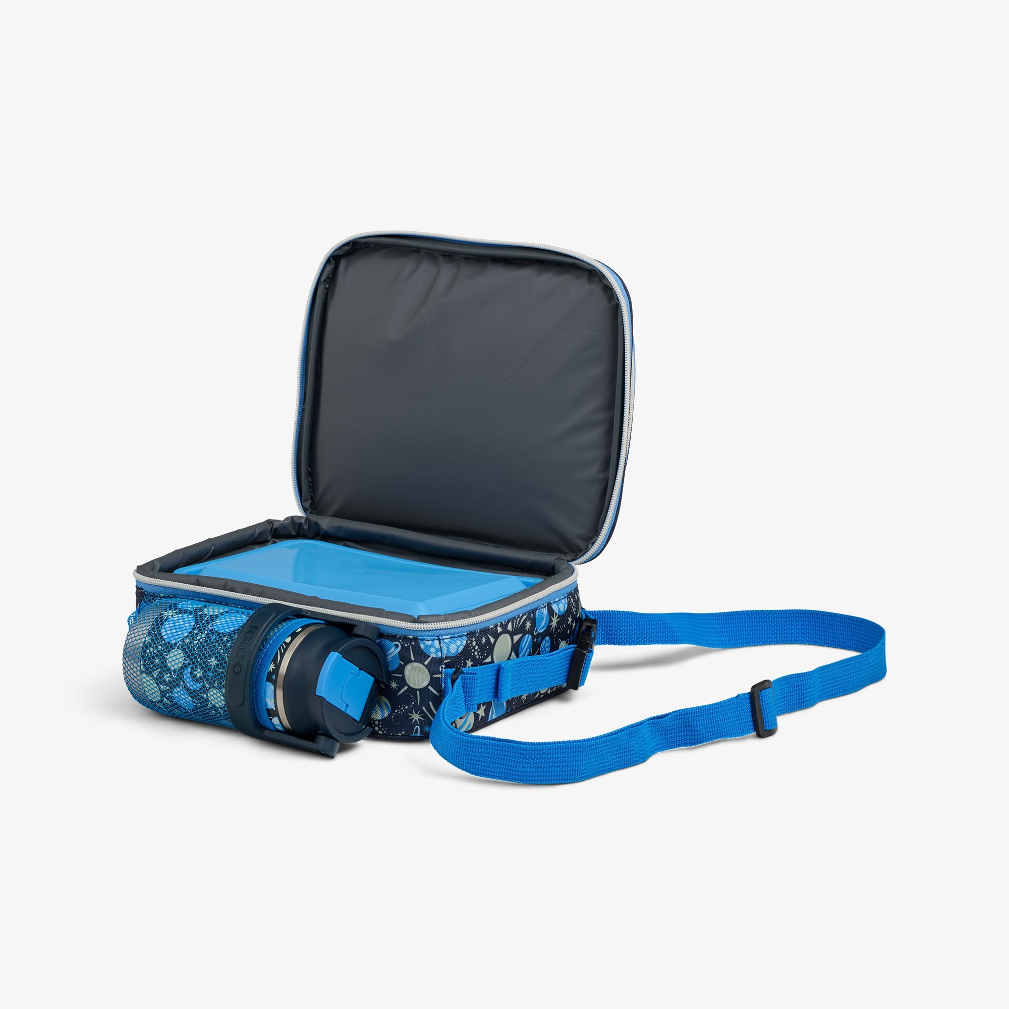 Kids Lunch Glow Vertical Cooler + Bento Box G8 - Cosmic Glow - Product View