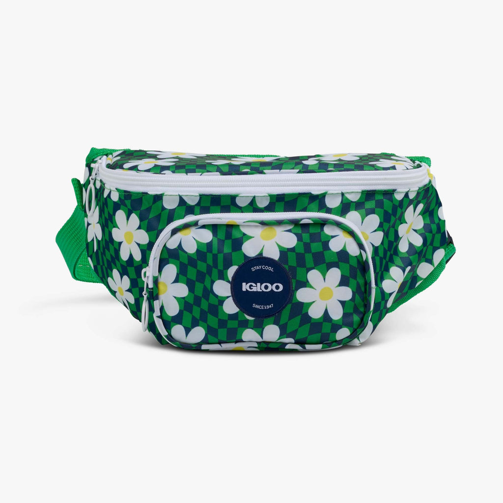 Retro Fanny Pack M5 - Psychedelic Daisy - Front View