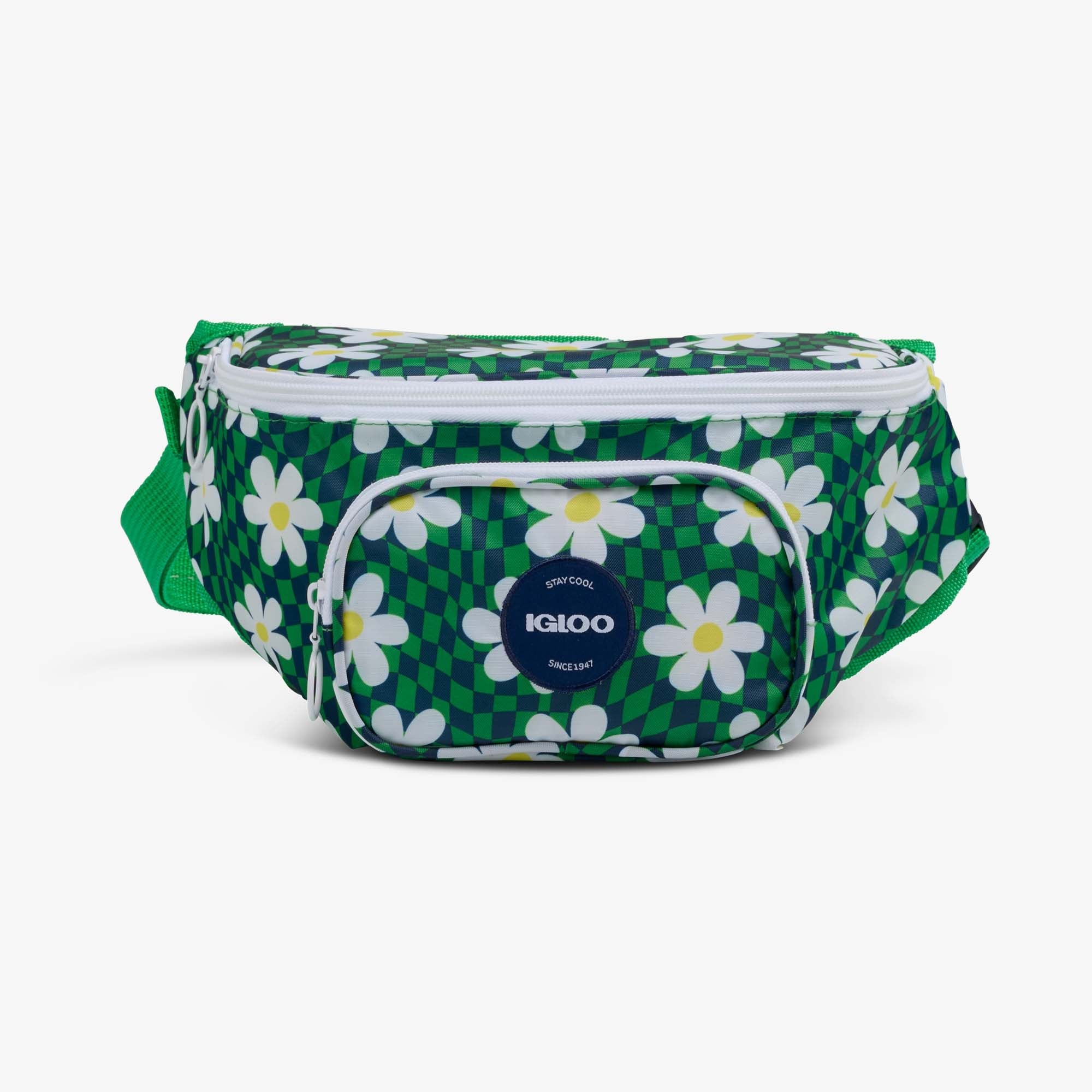 Retro Fanny Pack M5 - Psychedelic Daisy - Front View
