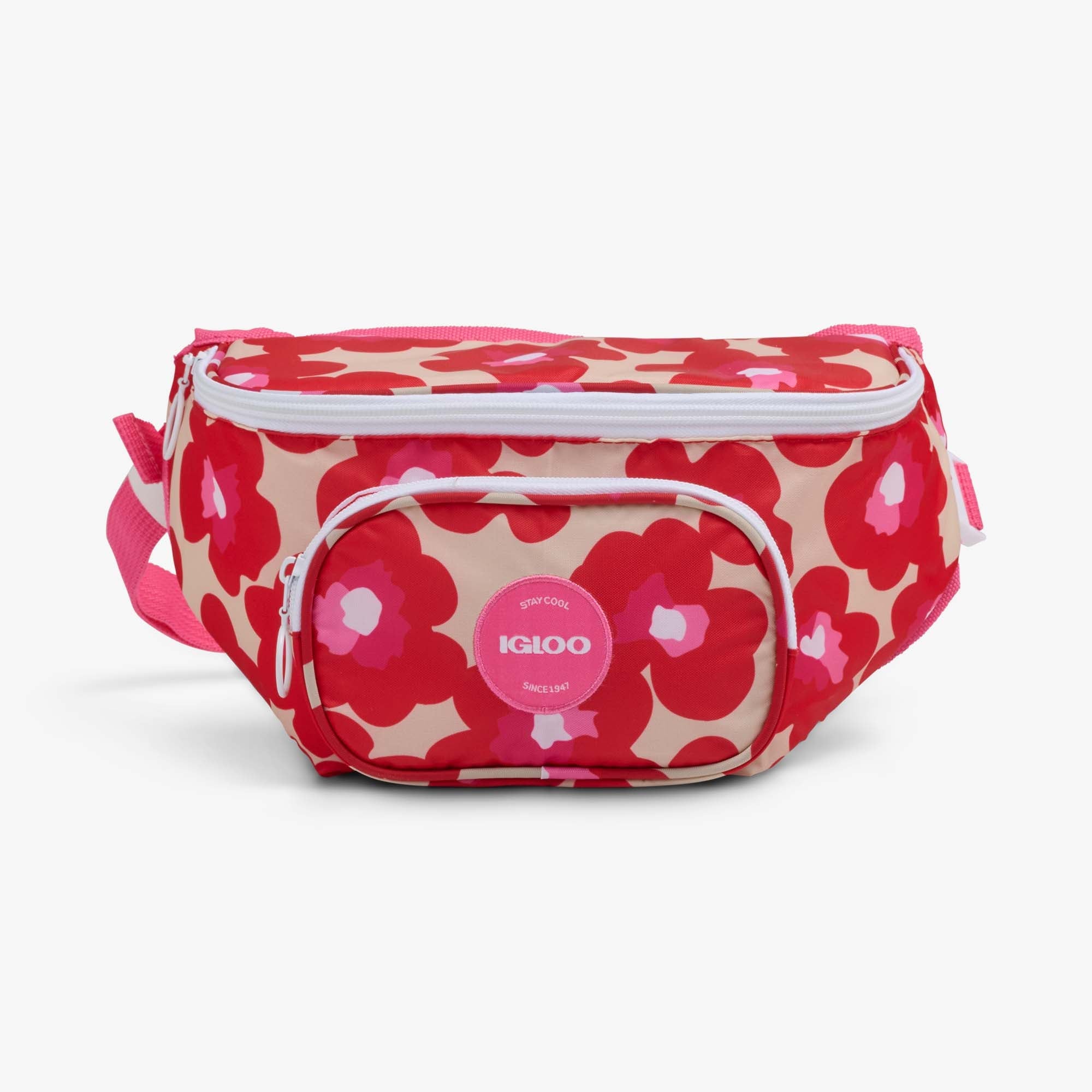 Retro Fanny Pack M5 - Mod Floral - Front View