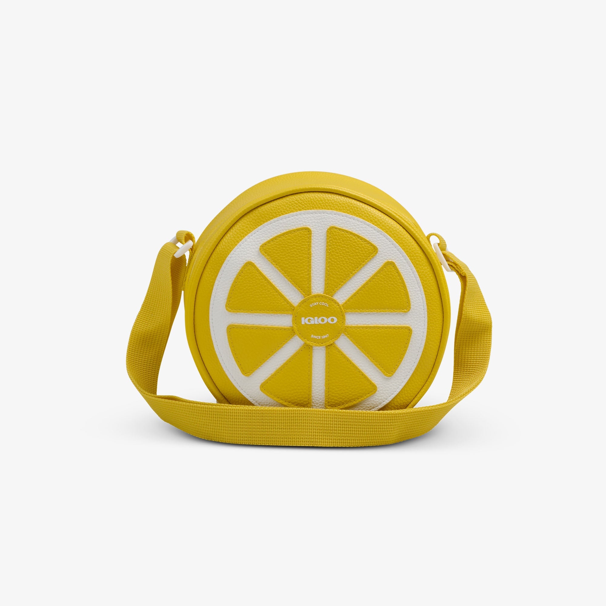 Citrus Crossbody Cooler Bag R1 - Lemon - Front View