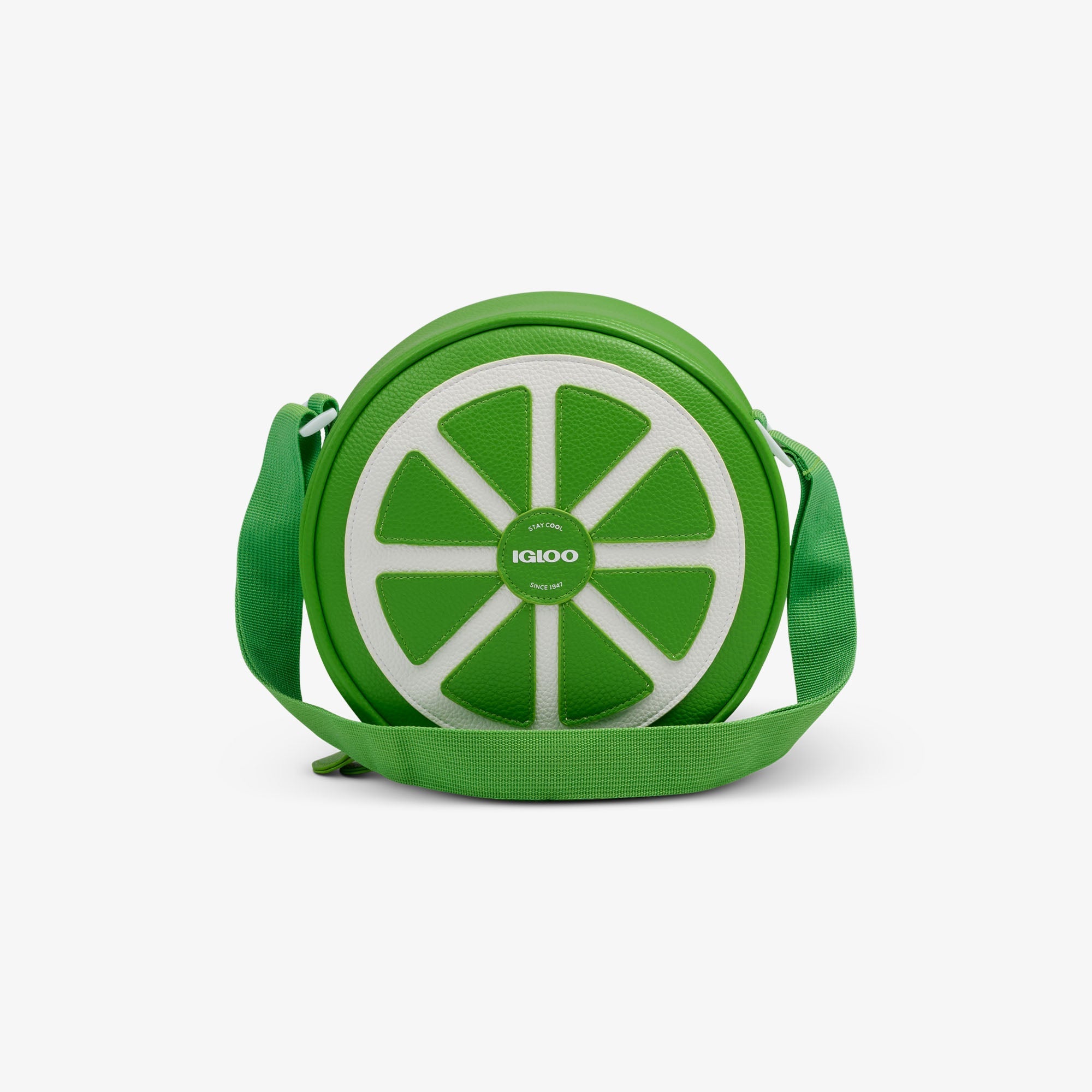 Citrus Crossbody Cooler Bag R1 - Lime - Front View