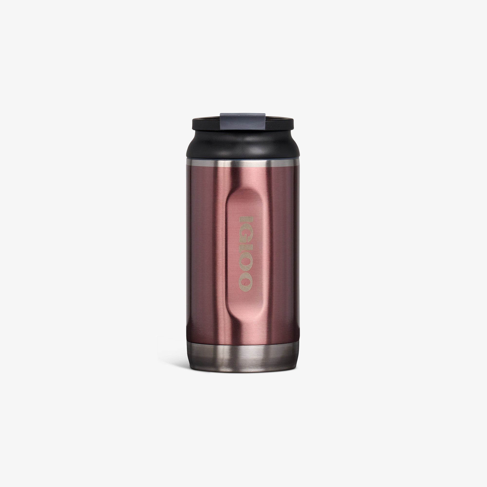 12 Oz Flip ‘n’ Sip Tumbler D3 - Gloss Flamingo - Front View