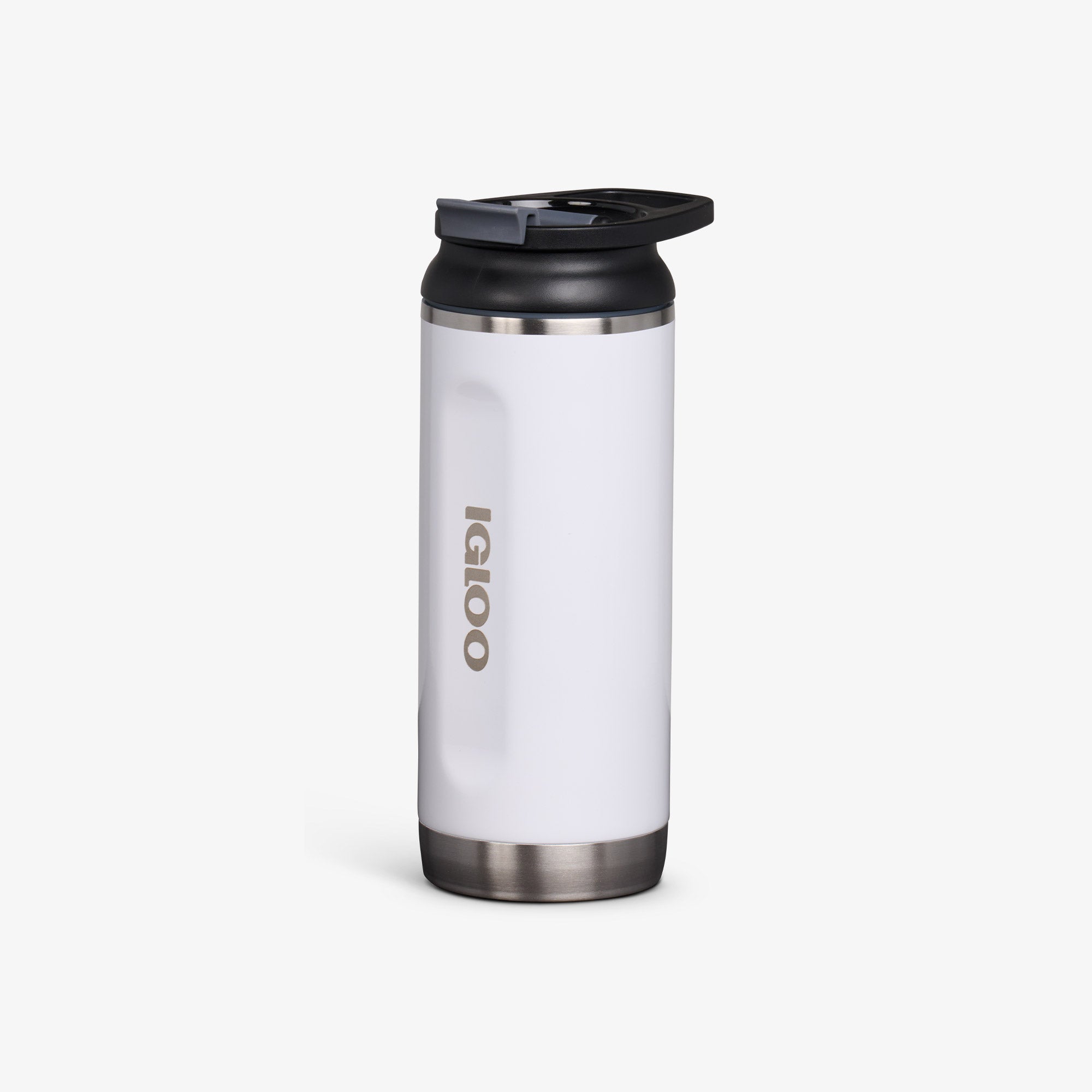 16 Oz Flip ‘n’ Sip Tumbler C1 - Gloss White - Product View
