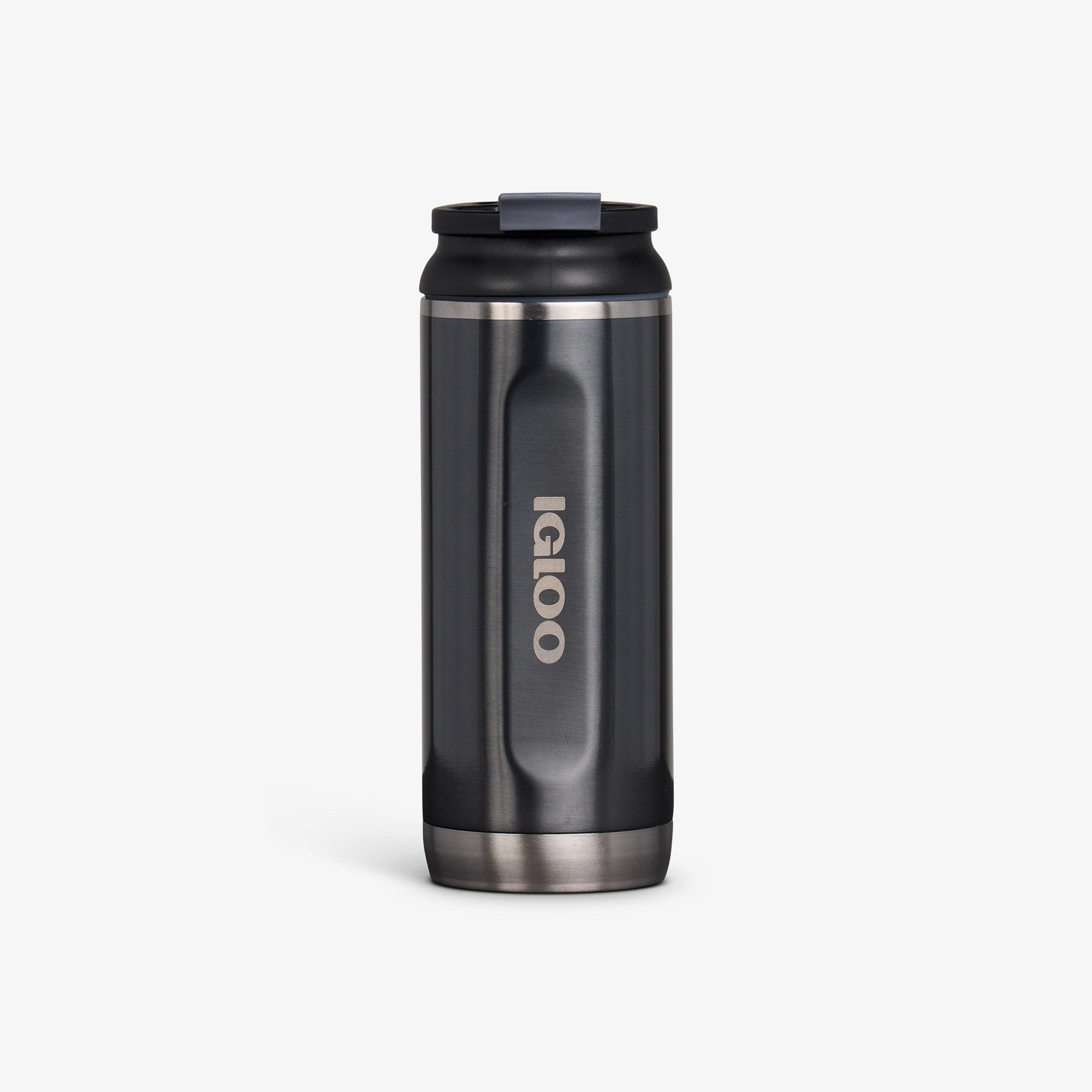 16 Oz Flip ‘n’ Sip Tumbler C1 - Gloss Carbonite - Front View