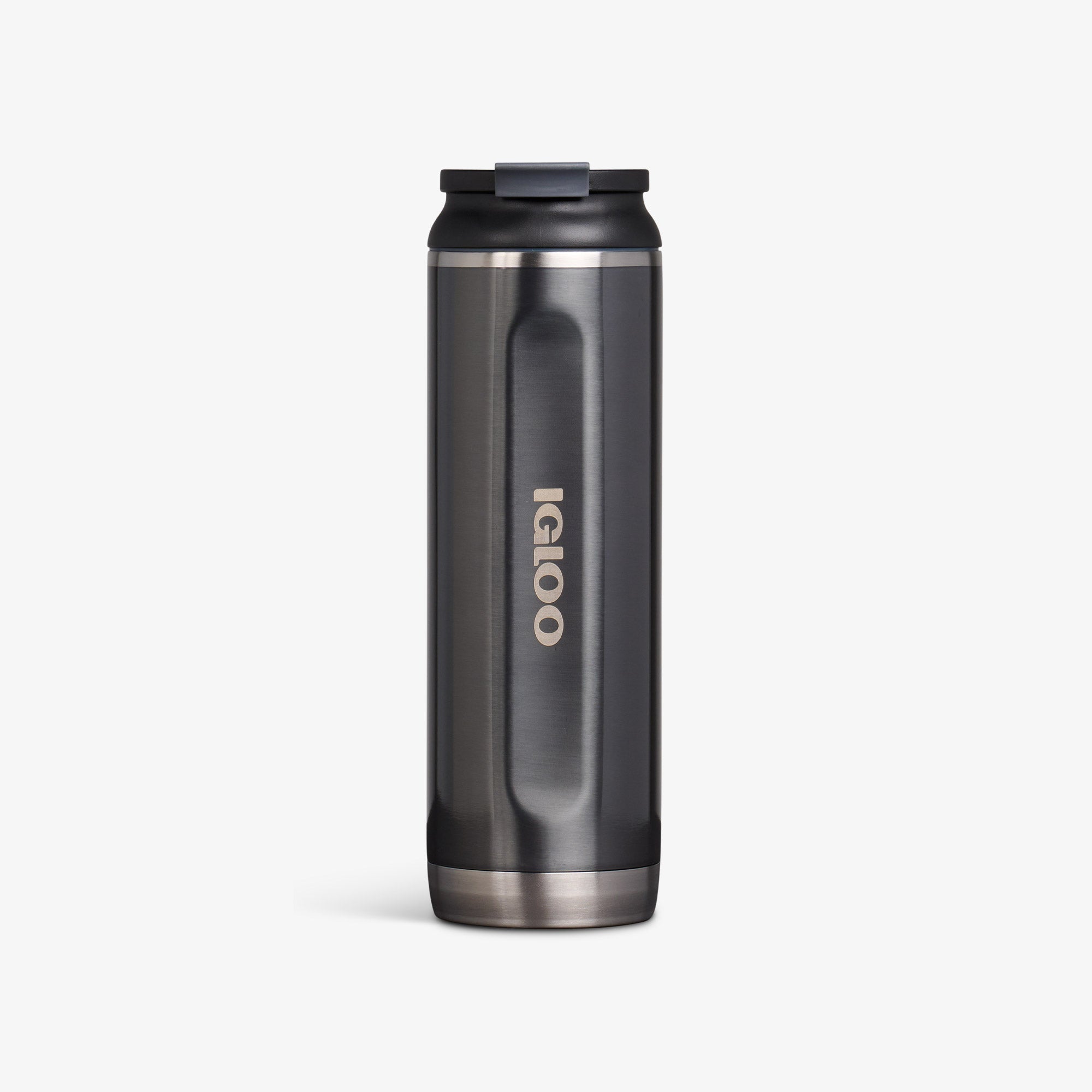 20 Oz Flip ‘n’ Sip Tumbler U0 - Gloss Carbonite - Front View