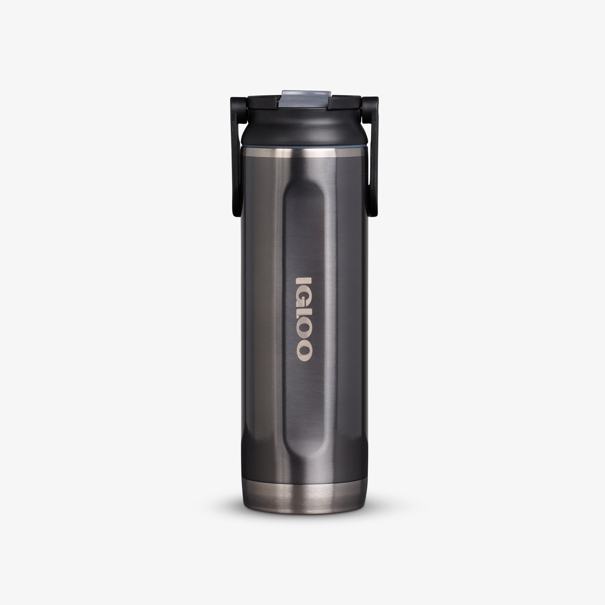 20 Oz Sport Sipper Bottle B0 - Gloss Carbonite - Front View