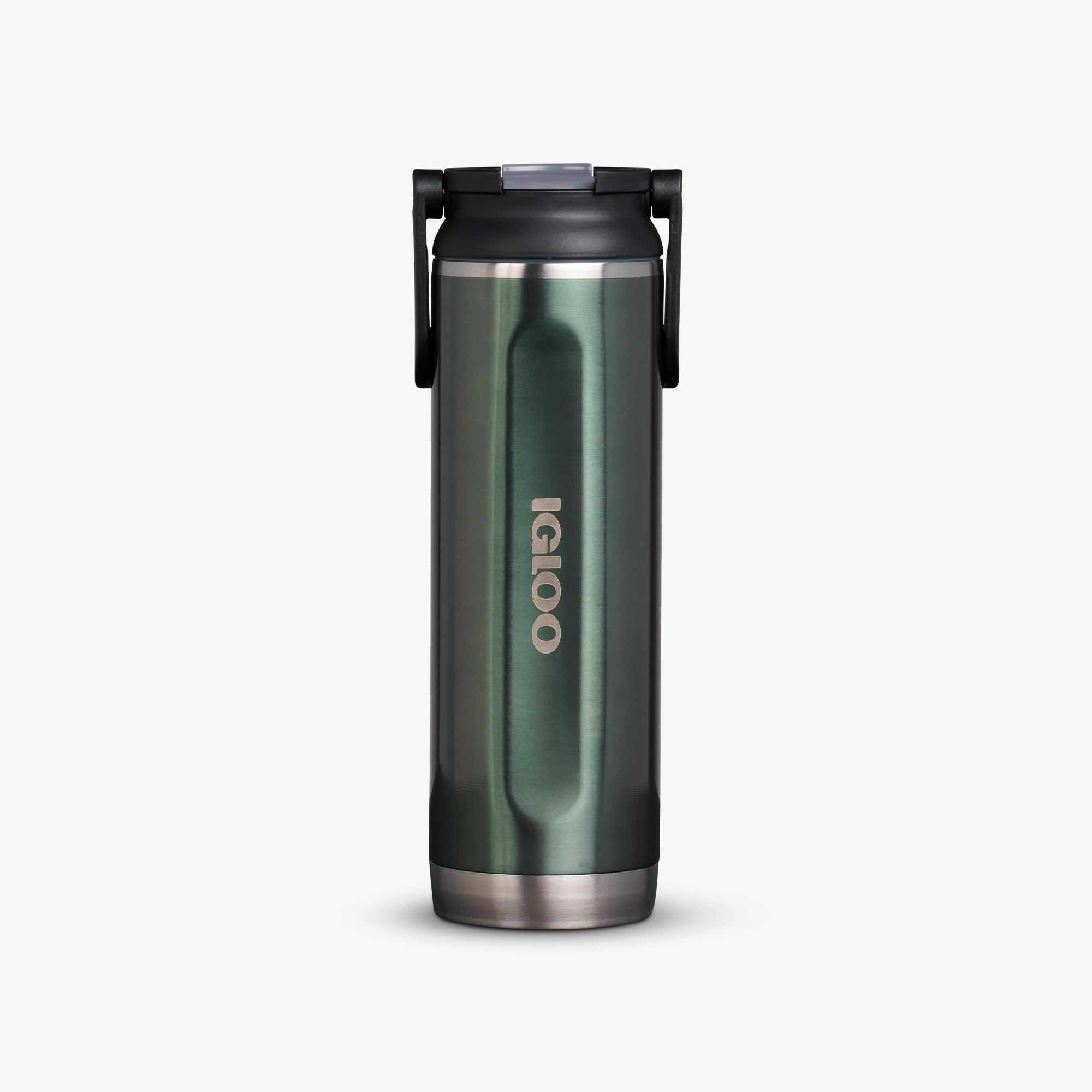 20 Oz Sport Sipper Bottle B0 - Gloss Spruce - Front View