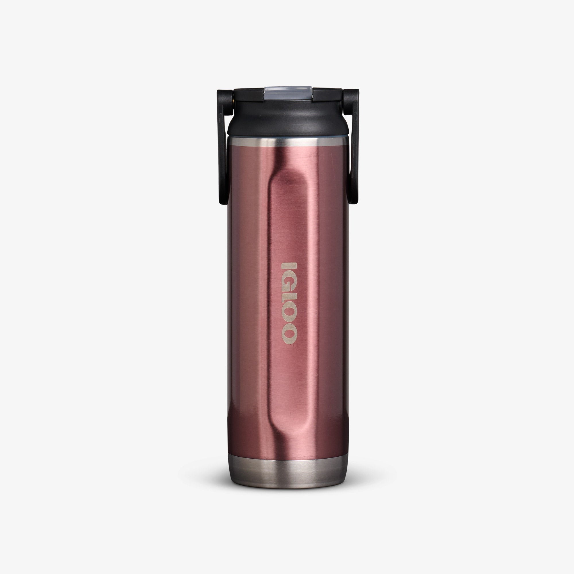 20 Oz Sport Sipper Bottle B0 - Gloss Flamingo - Front View