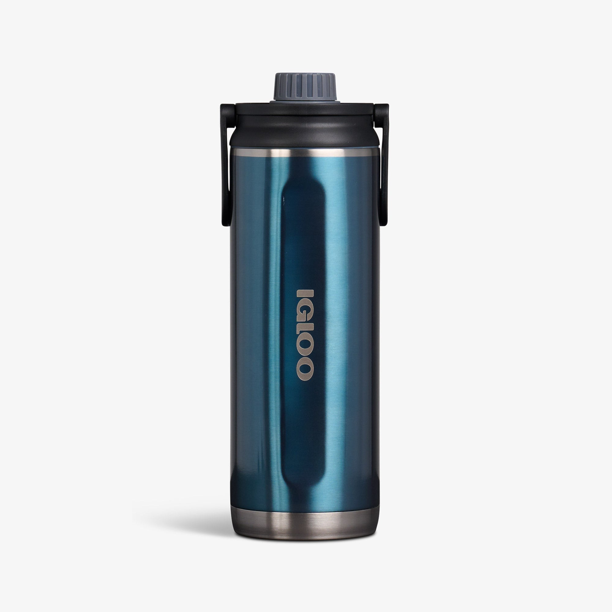 46 Oz Twist ‘n’ Chug Bottle F3 - Gloss Modern Blue - Front View