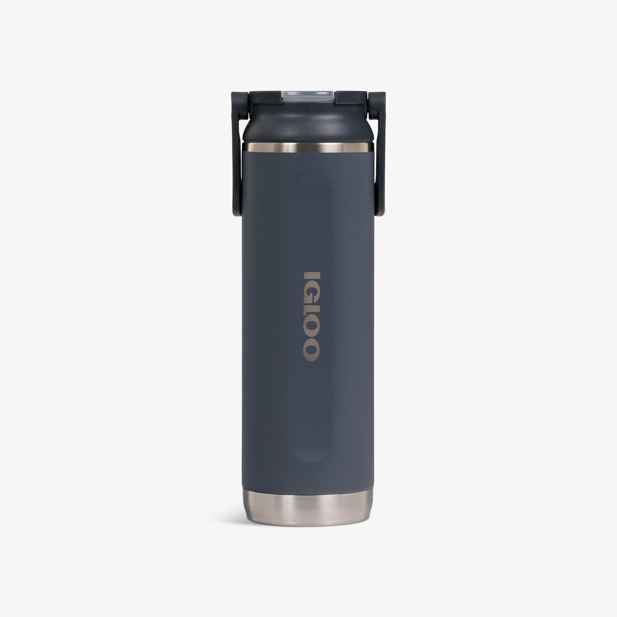 20 Oz Sport Sipper Bottle B0 - Carbonite - Front View