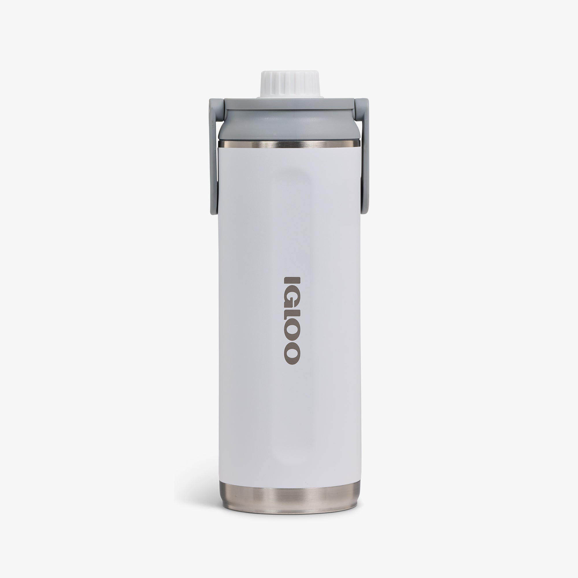 46 Oz Twist ‘n’ Chug Bottle F3 - White - Front View