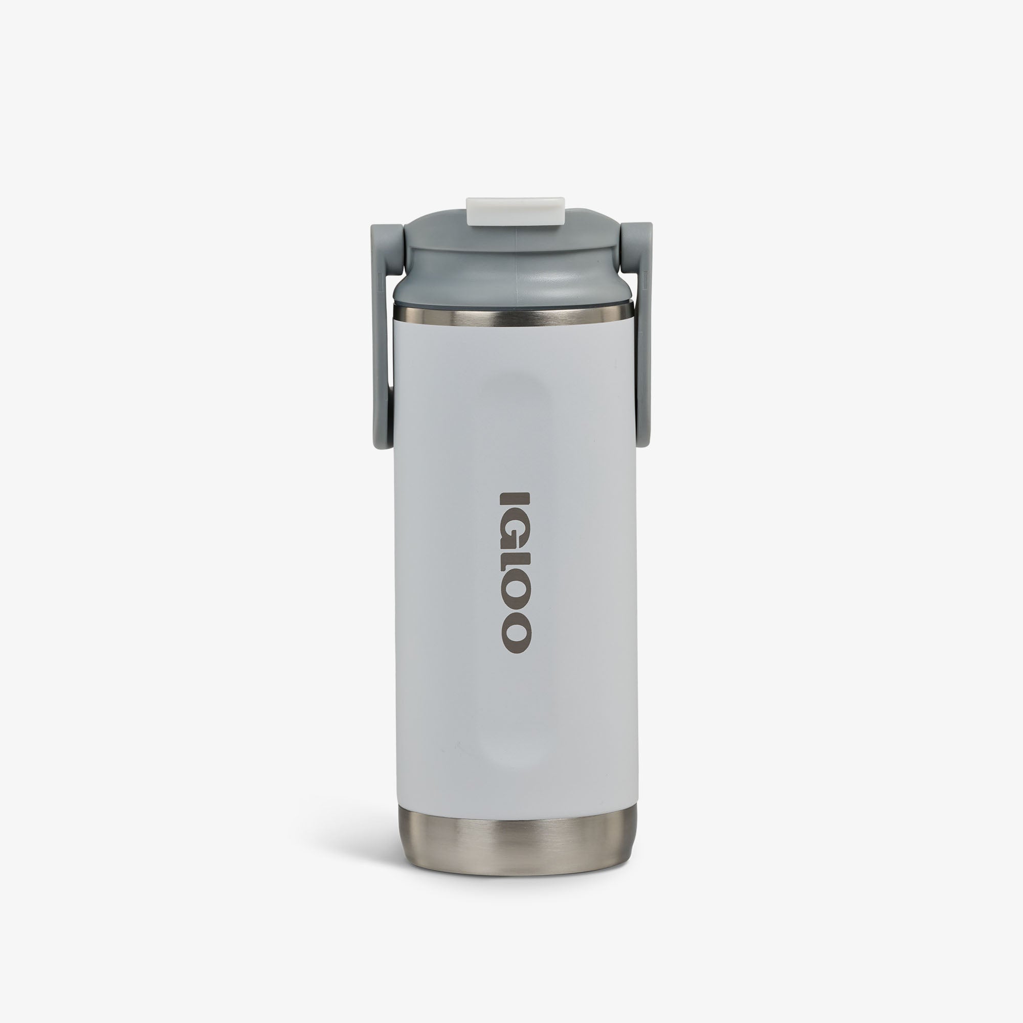 16 Oz Flip ‘n’ Sip Tumbler C1 - White - Front View