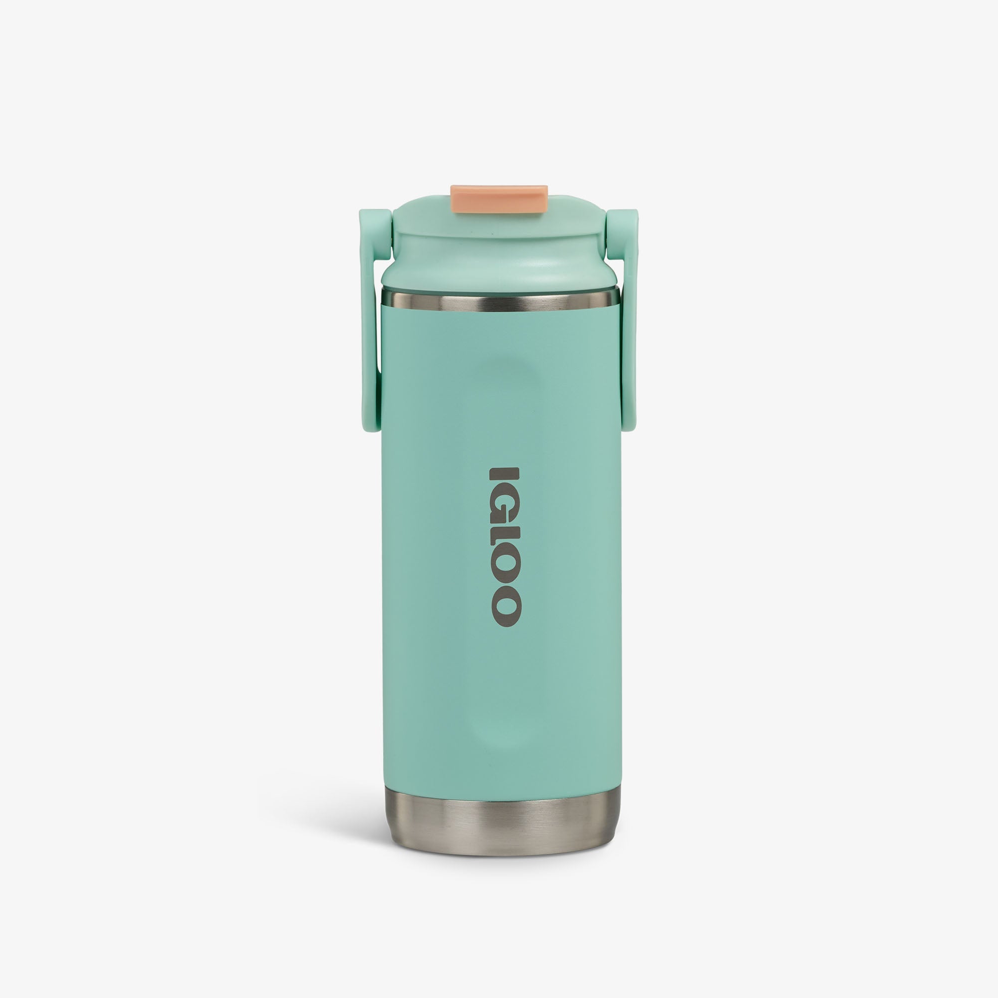 16 Oz Flip ‘n’ Sip Tumbler C1 - Seafoam Green - Front View