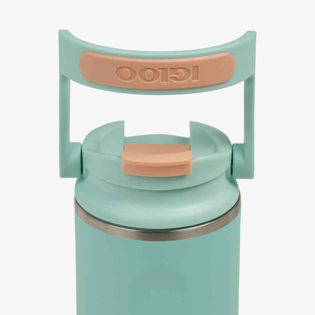 16 Oz Flip ‘n’ Sip Tumbler C1 - Seafoam Green - Product View