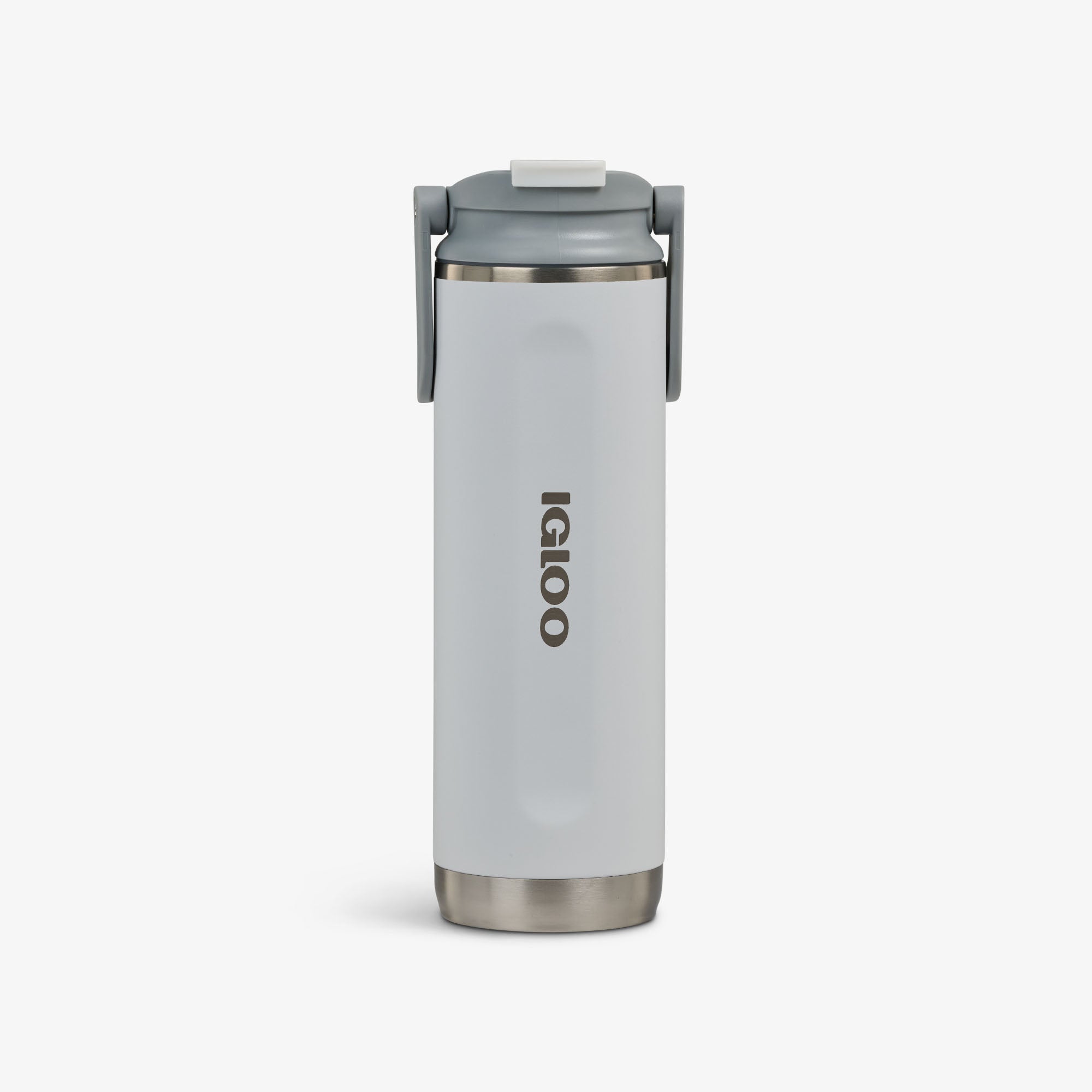 20 Oz Flip ‘n’ Sip Tumbler U0 - White - Front View