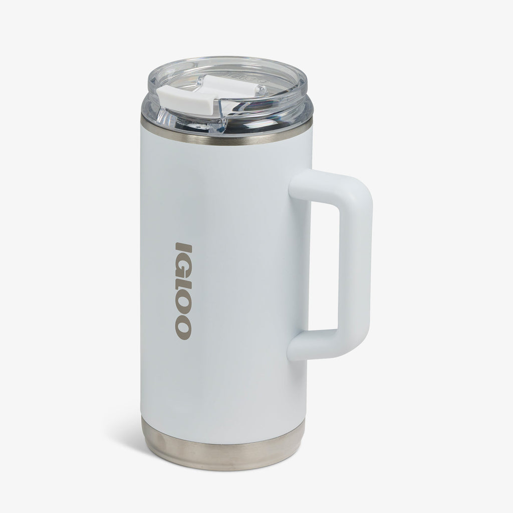 1L Beer Mug U2 - White - Product View