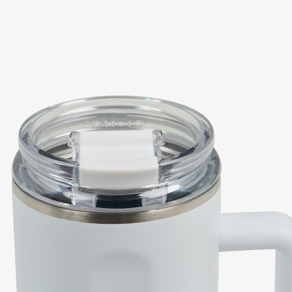 1L Beer Mug U2 - White - Product View