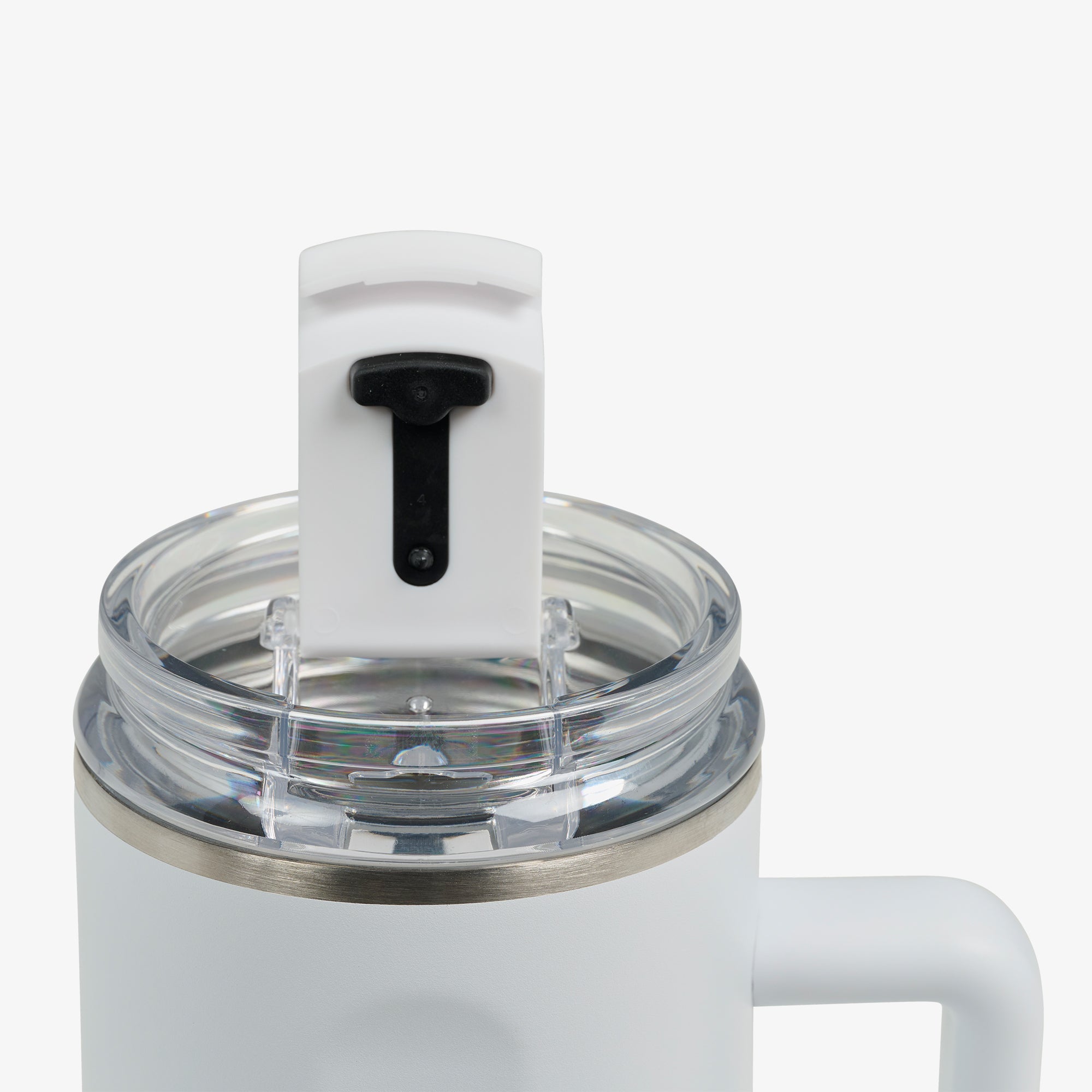 1L Beer Mug U2 - White - Product View