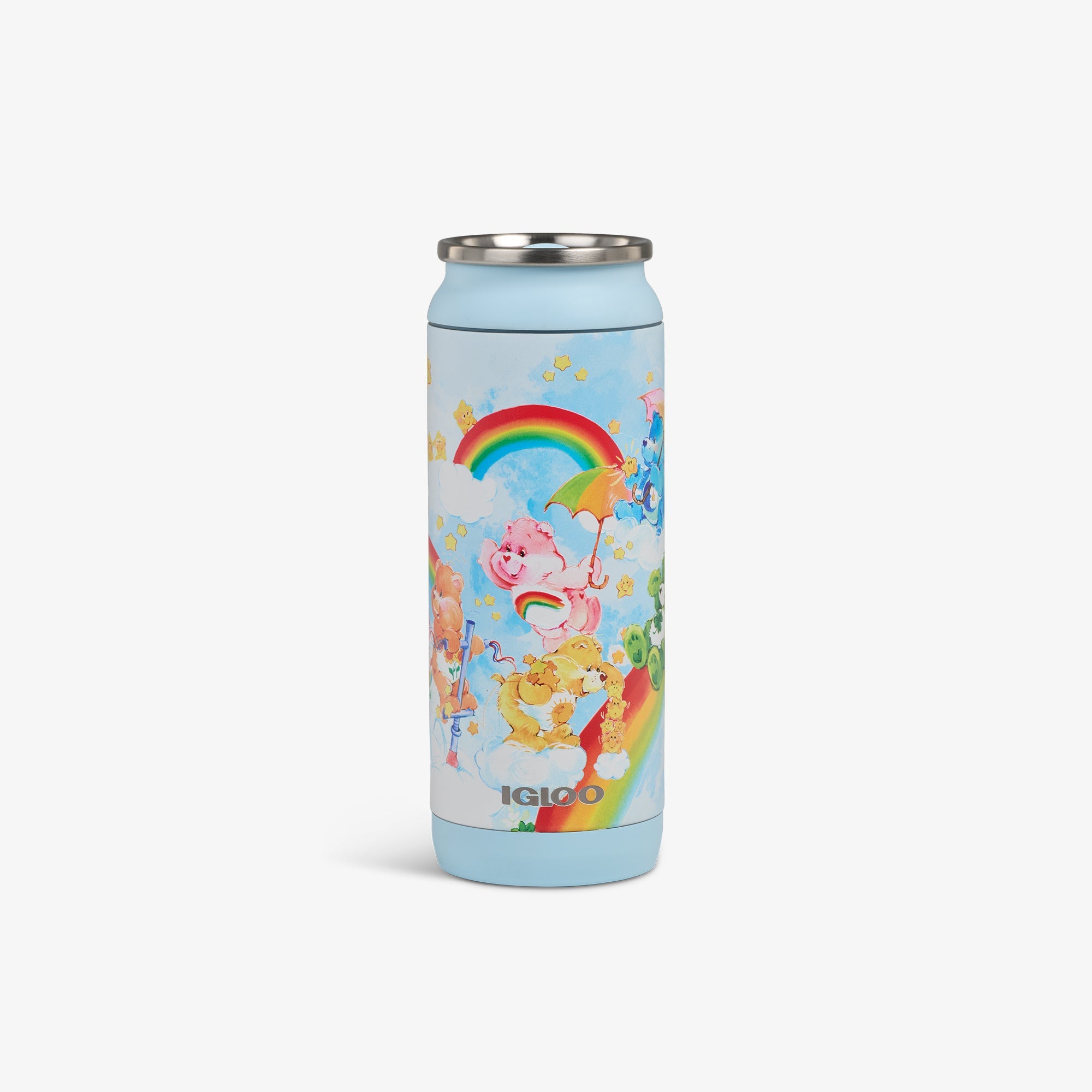 The Care Bears™ 16 Oz Can P7 - Blue - Front View