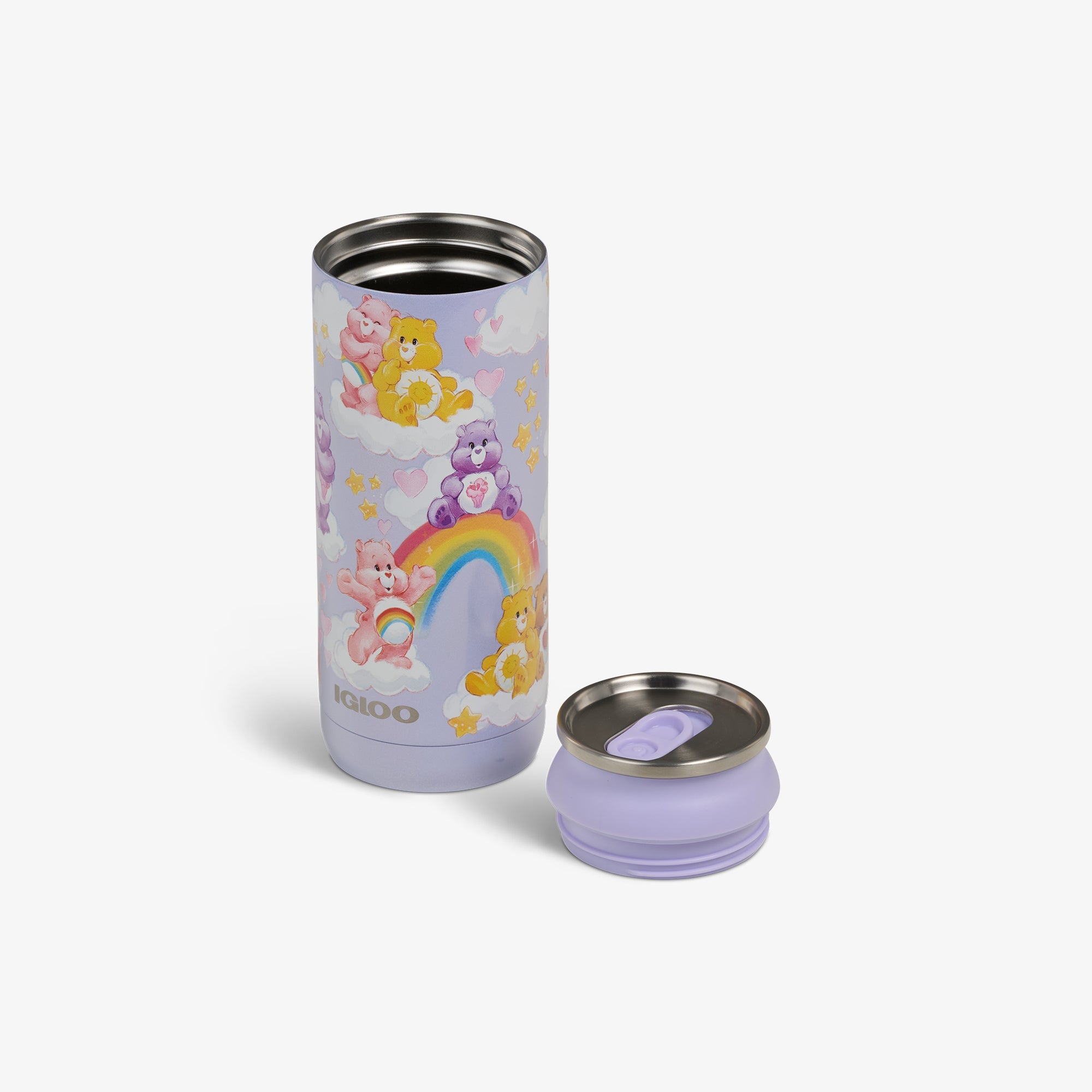 The Care Bears™ 16 Oz Can P7 - Purple - Open View