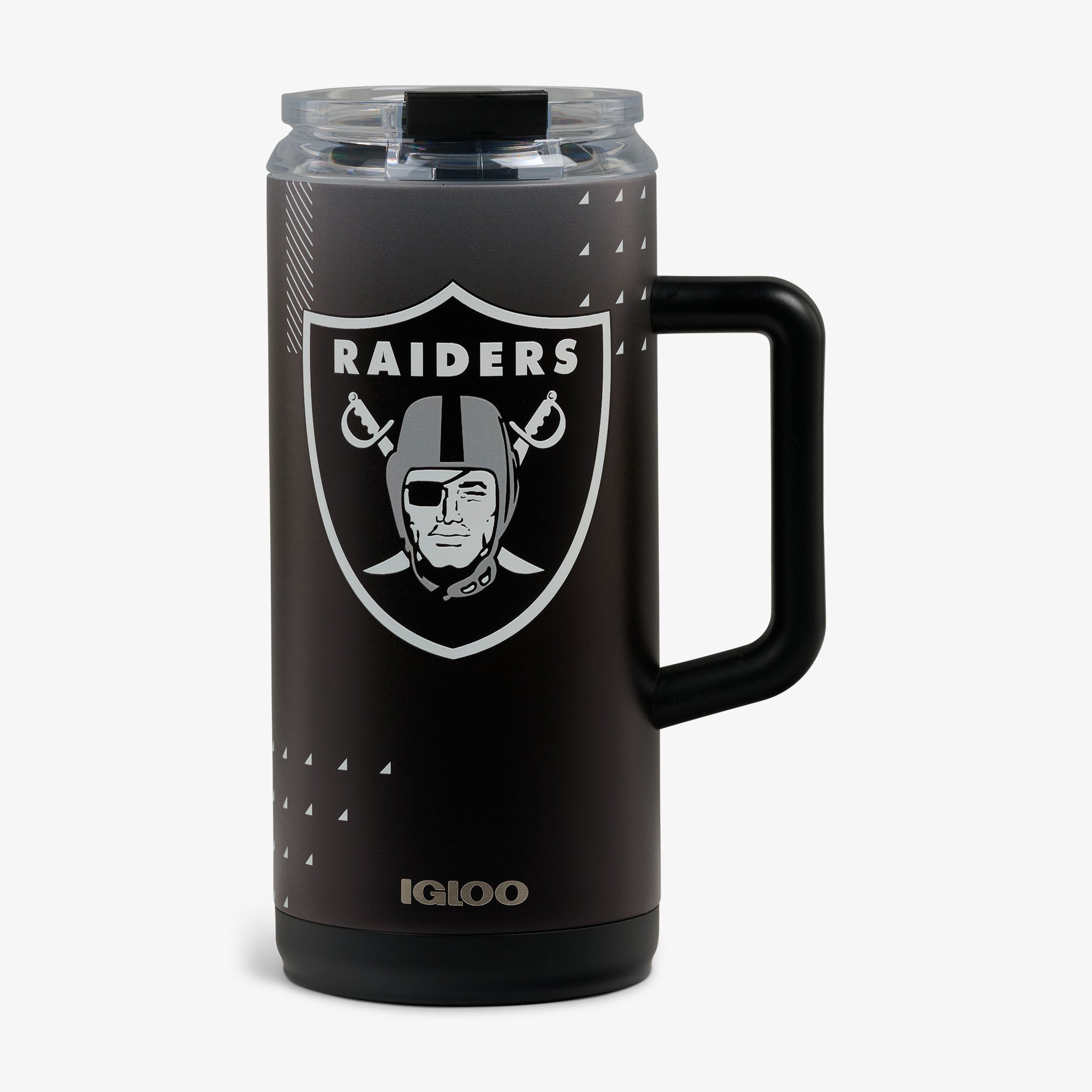 NFL 1L Beer Mug V9 - Raiders - Front View