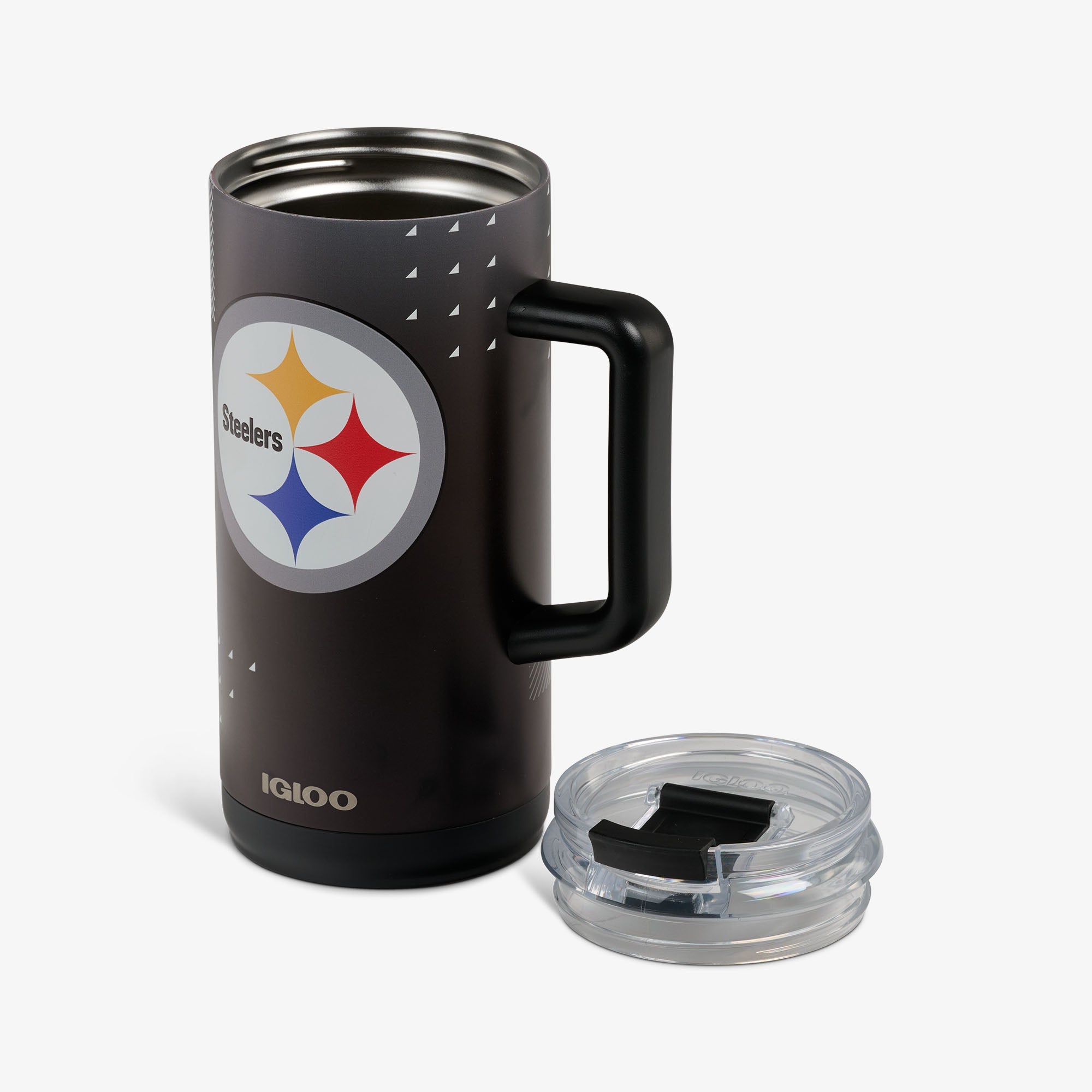 NFL 1L Beer Mug V9 - Steelers - Open View