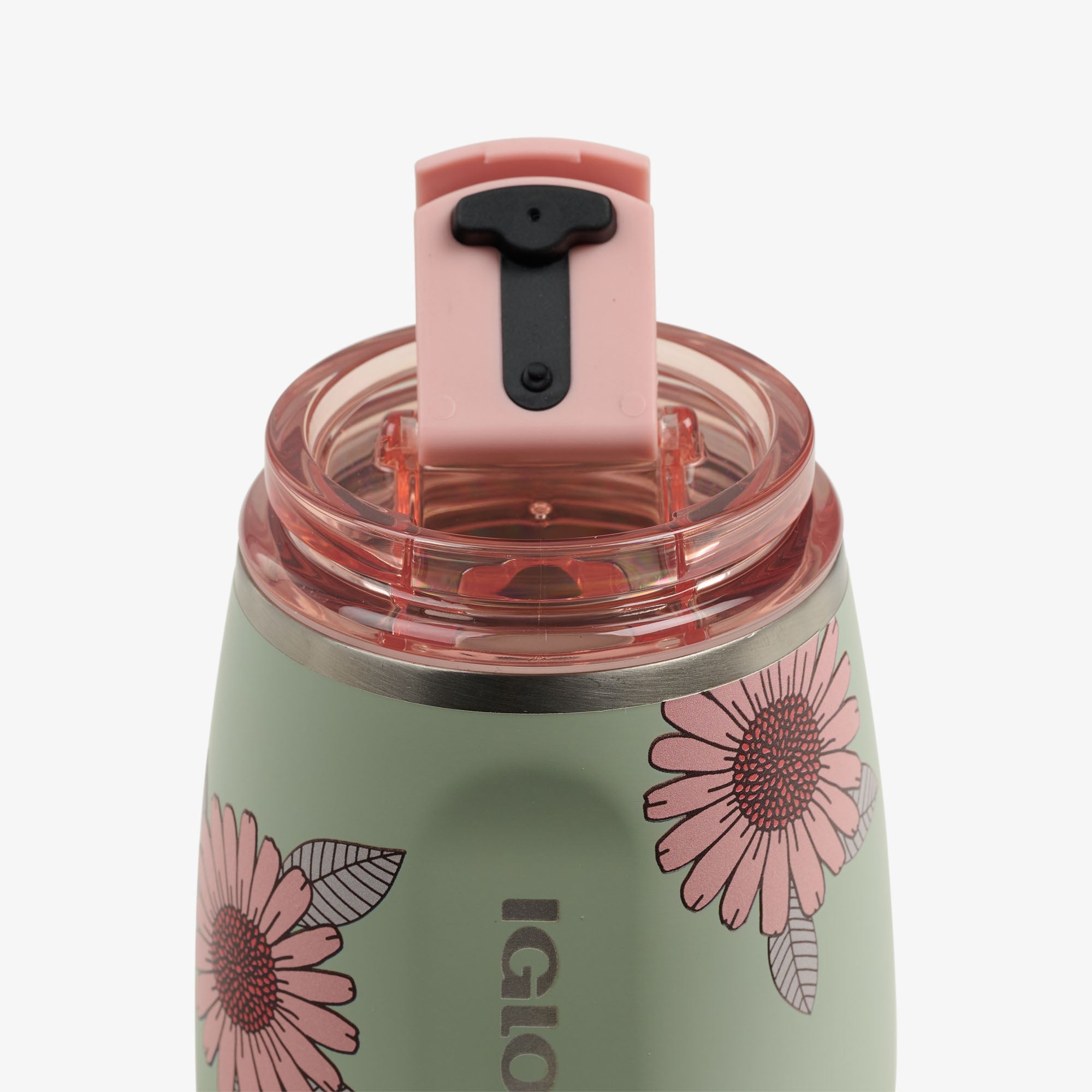 Floral 10 Oz Wine Tumbler E5 - Sage - Product View