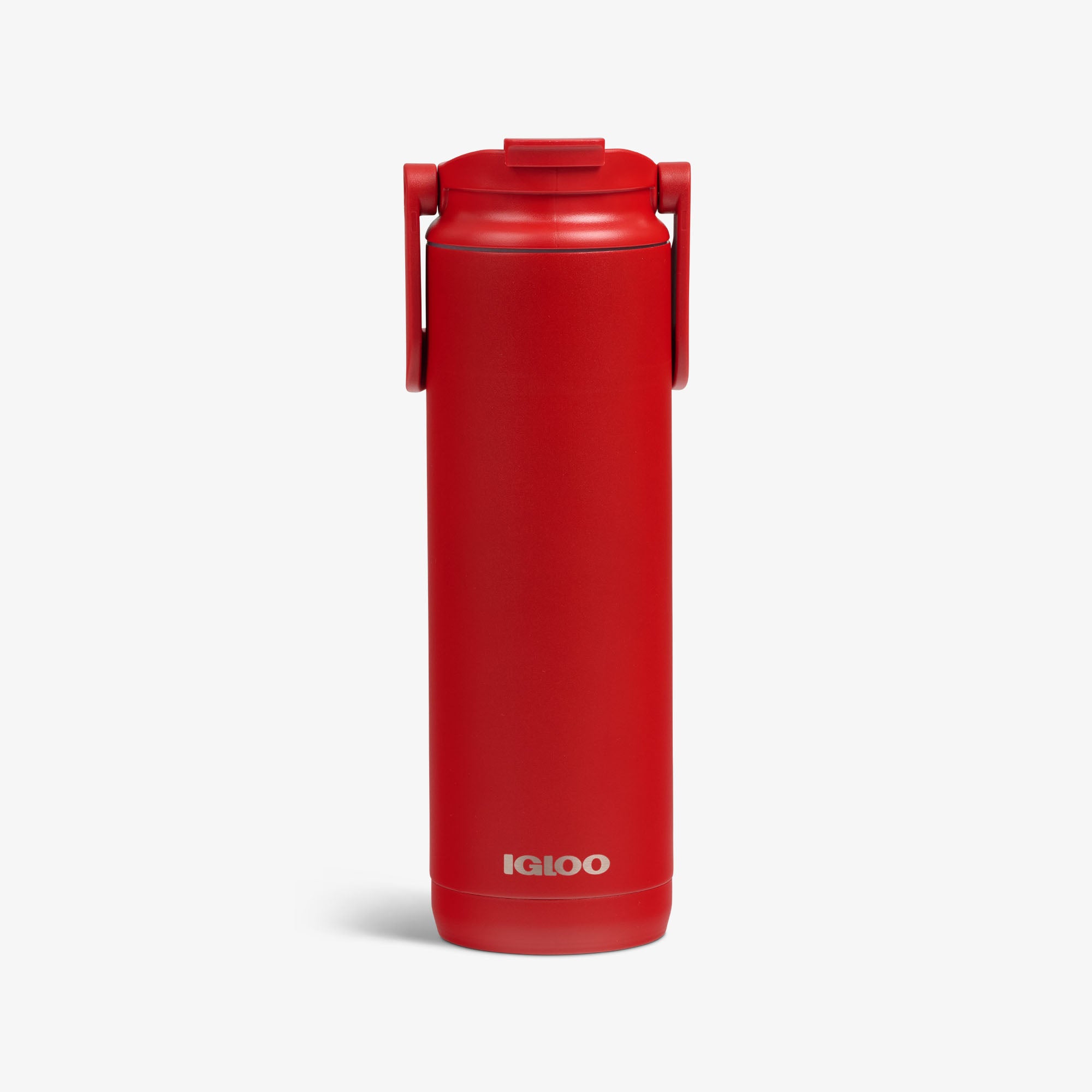 20 Oz Flip ‘n’ Sip Tumbler U0 - Red Heat - Custom - Front View