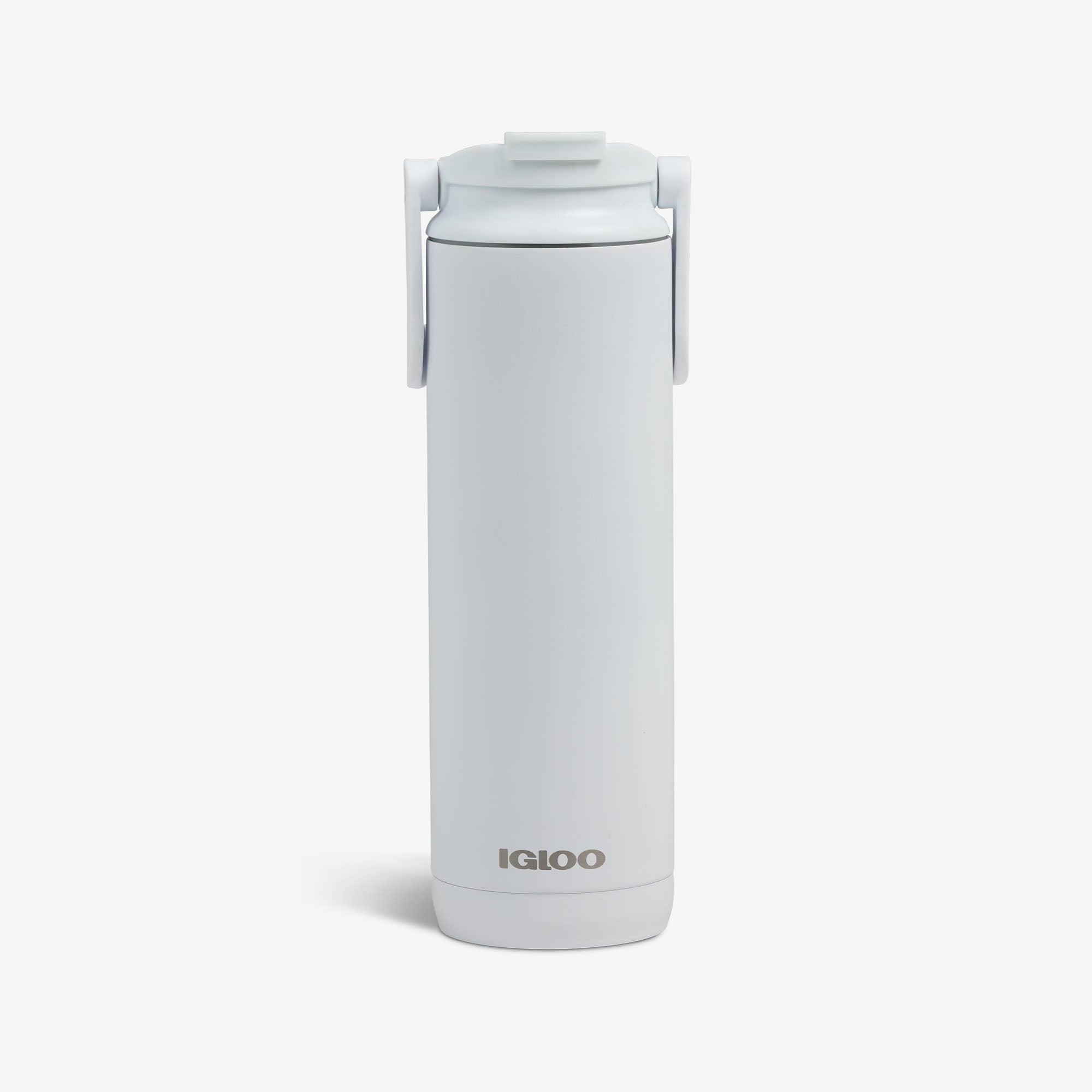 20 Oz Flip ‘n’ Sip Tumbler U0 - White - Custom - Front View