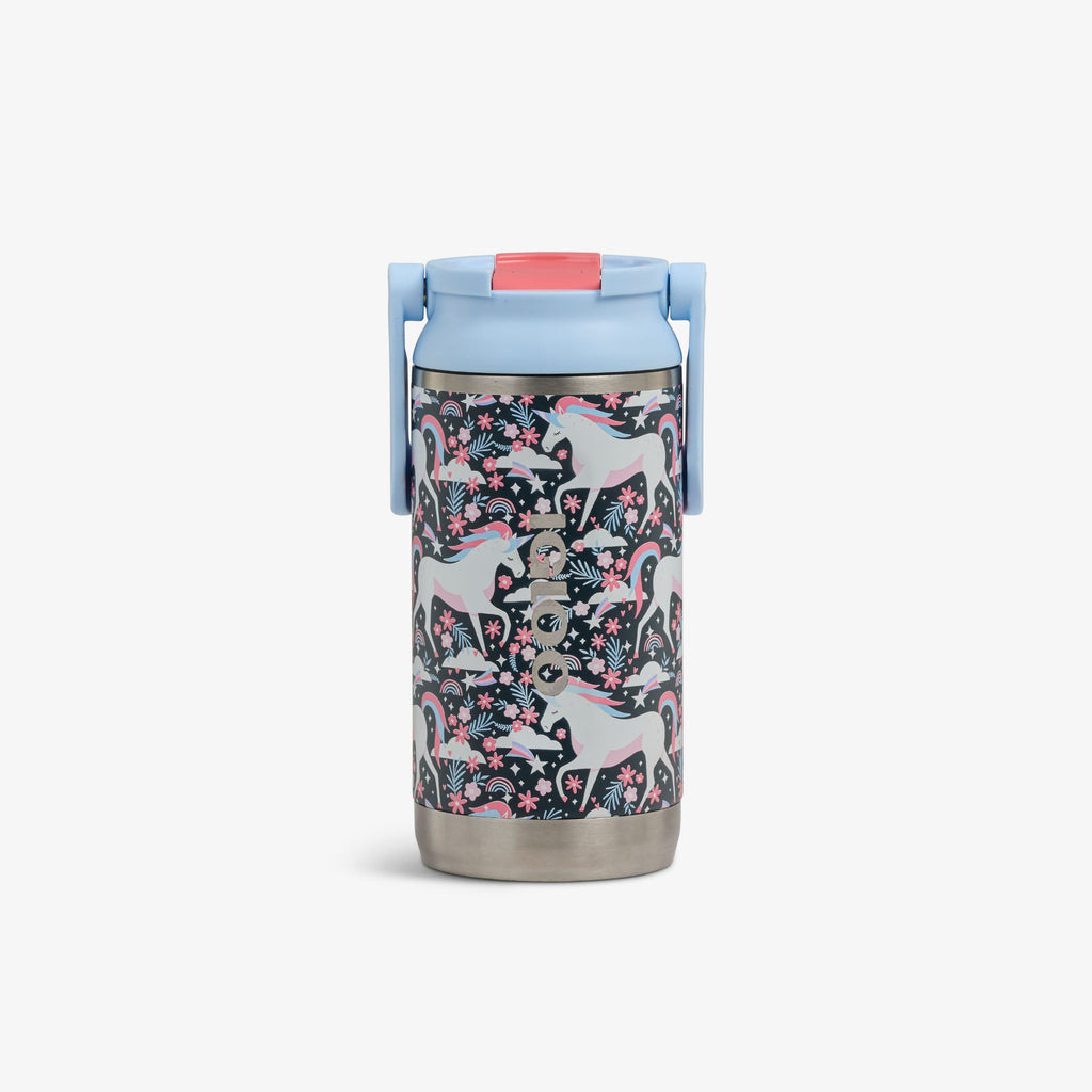 Kids Lunch 12 Oz Sipper Bottle S4 - Unicorns - Front View