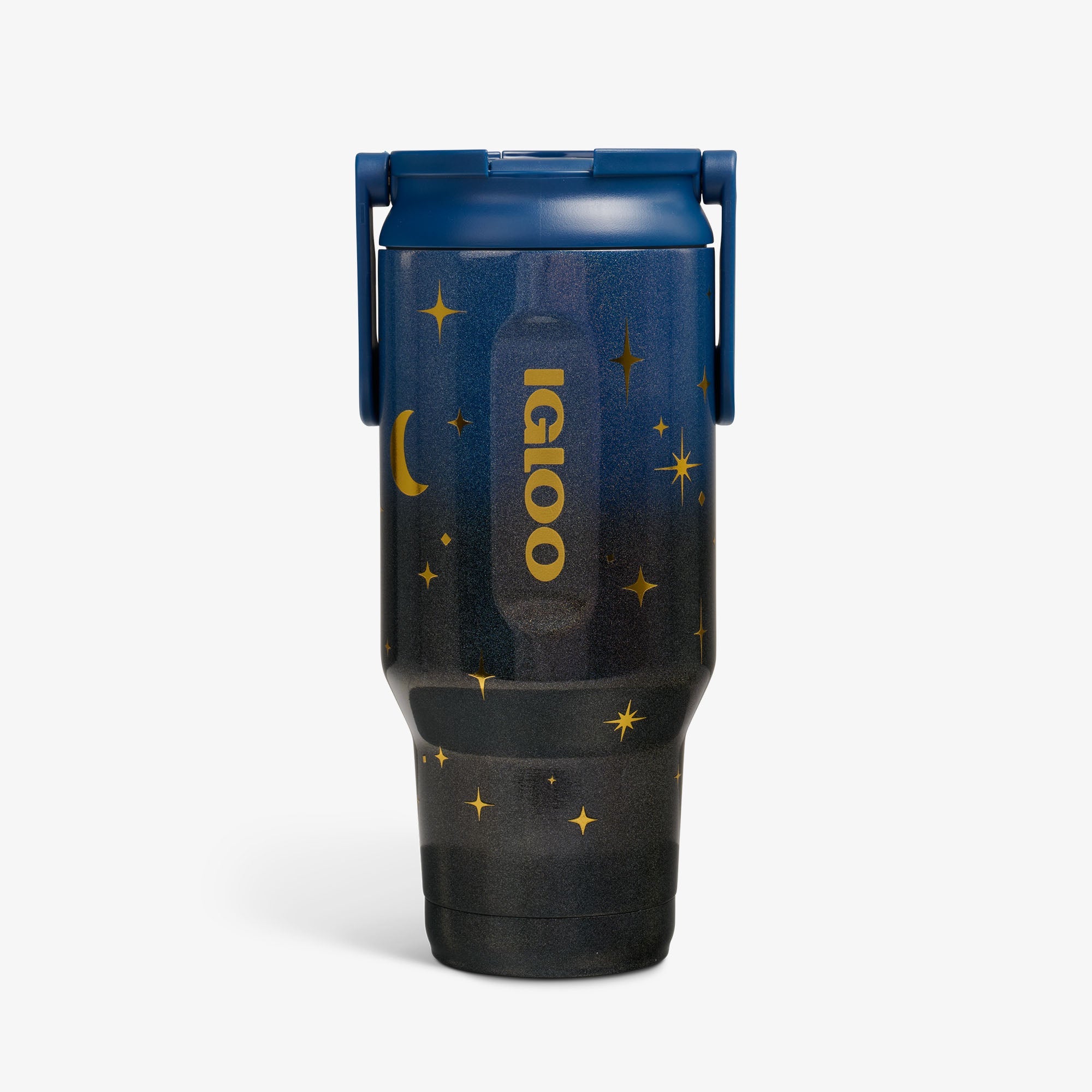32 Oz Sport Sipper Bottle I5 - Midnight Blue - Front View