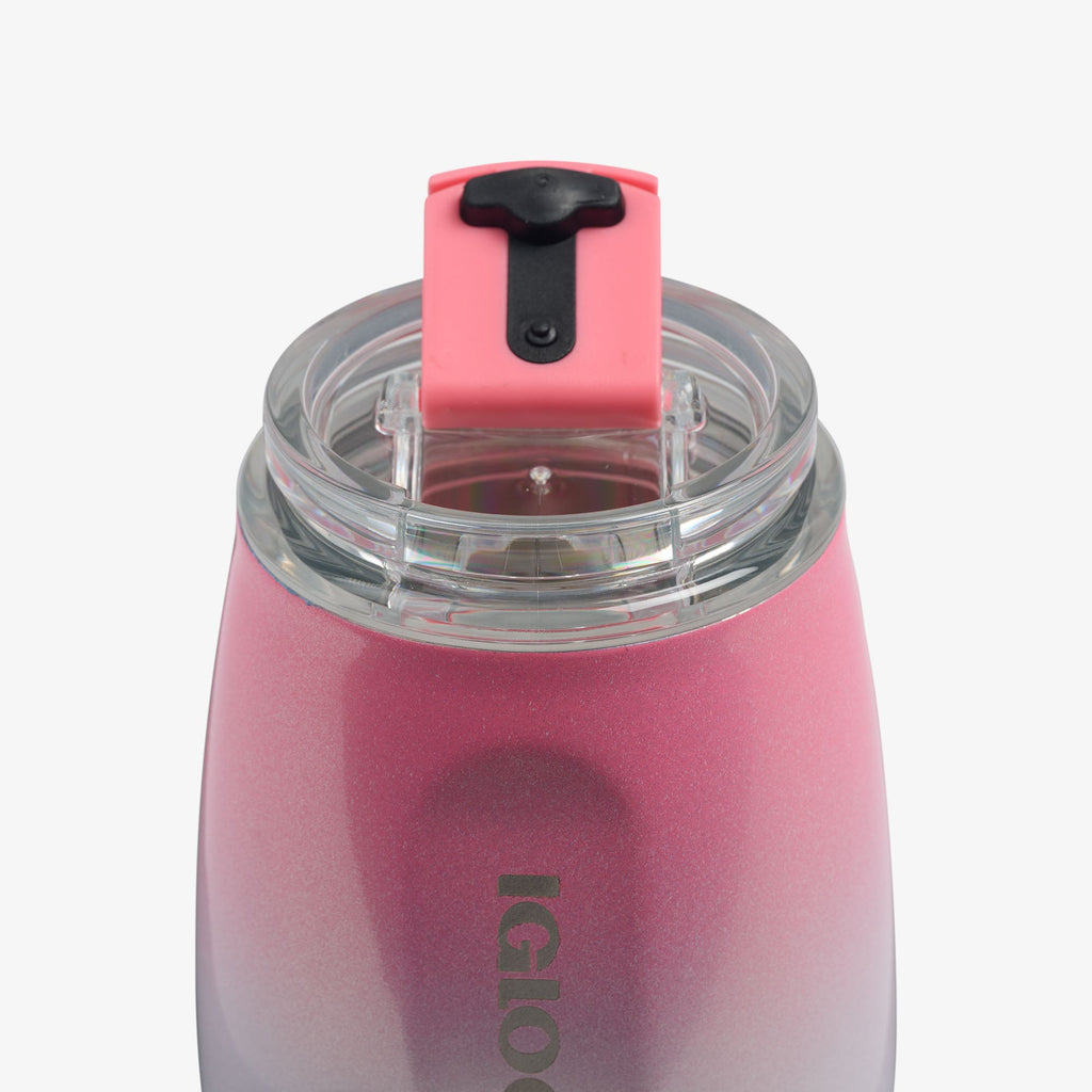 10 Oz Wine Tumbler J2 - Gradient Pink - Product View