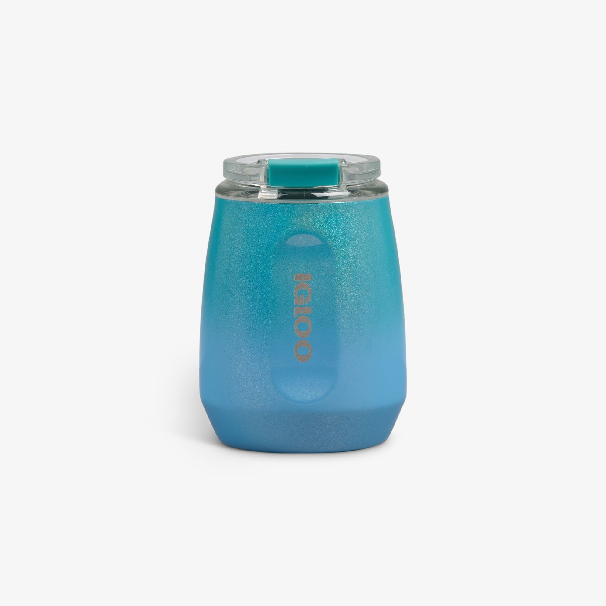 10 Oz Wine Tumbler J2 - Gradient Teal - Front View