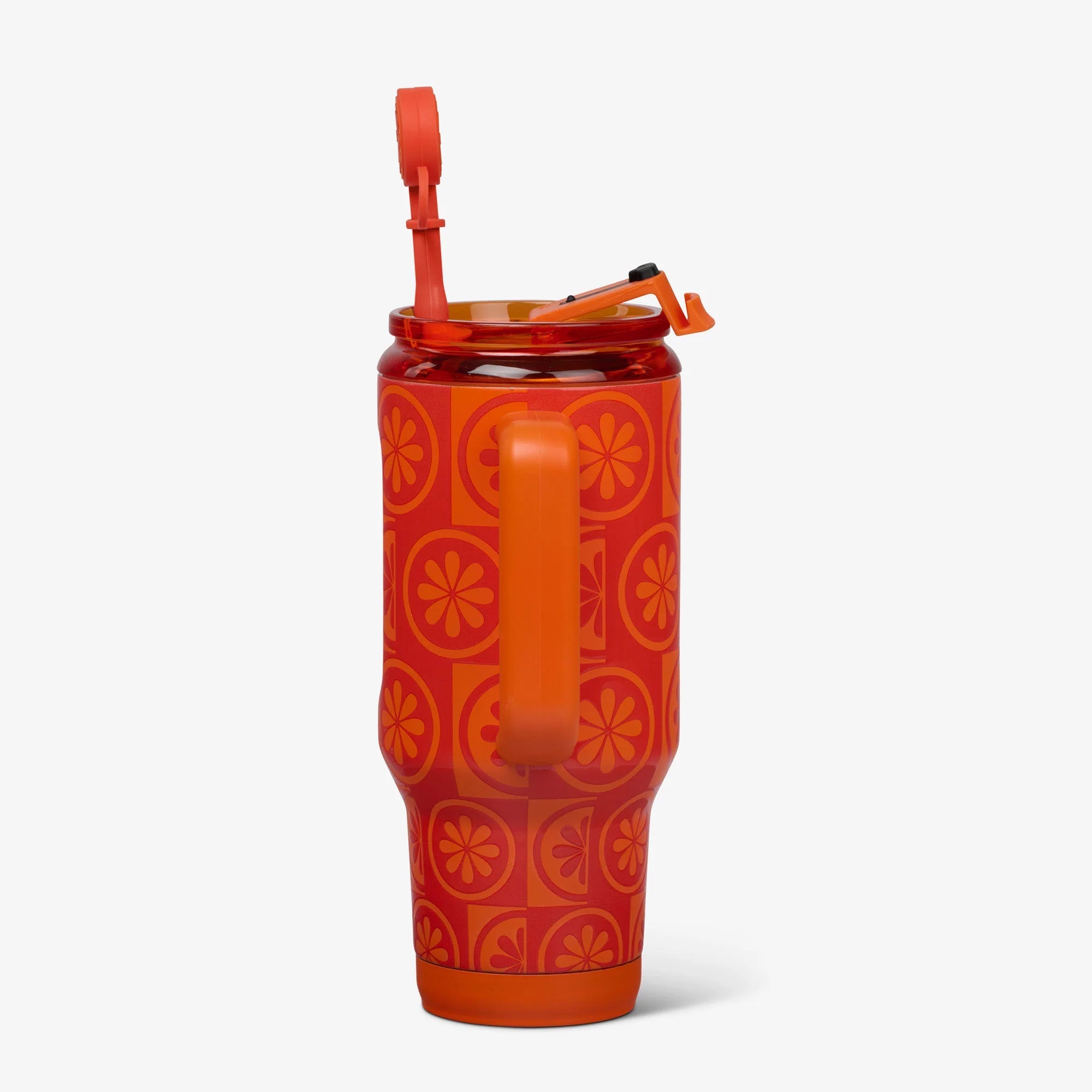 32 Oz Flip ‘n’ Sip Travel Mug M0 - Orange - Product View