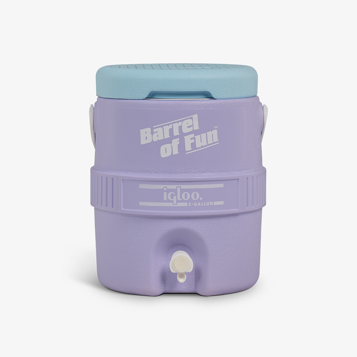 Retro Barrel of Fun 2 Gallon Jug O5 - Lilac - Product View